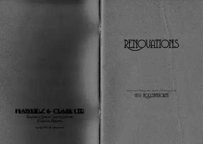 Renovations by Guy Hollingworth