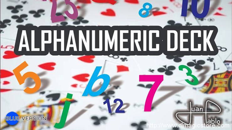 Juan Pablo – ALPHANUMERIC DECK (Gimmick Not Included)