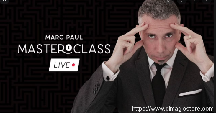 Marc Paul Masterclass: Live Live lecture by Marc Paul