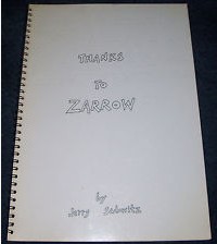 Thanks To Zarrow by Jerry Sadowitz